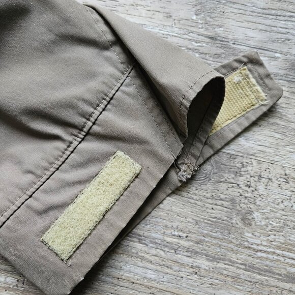 Vintage Woolrich Mens Hooded Tan Parka Plaid Lining Full Zip Size L USA Made - Picture 16 of 16